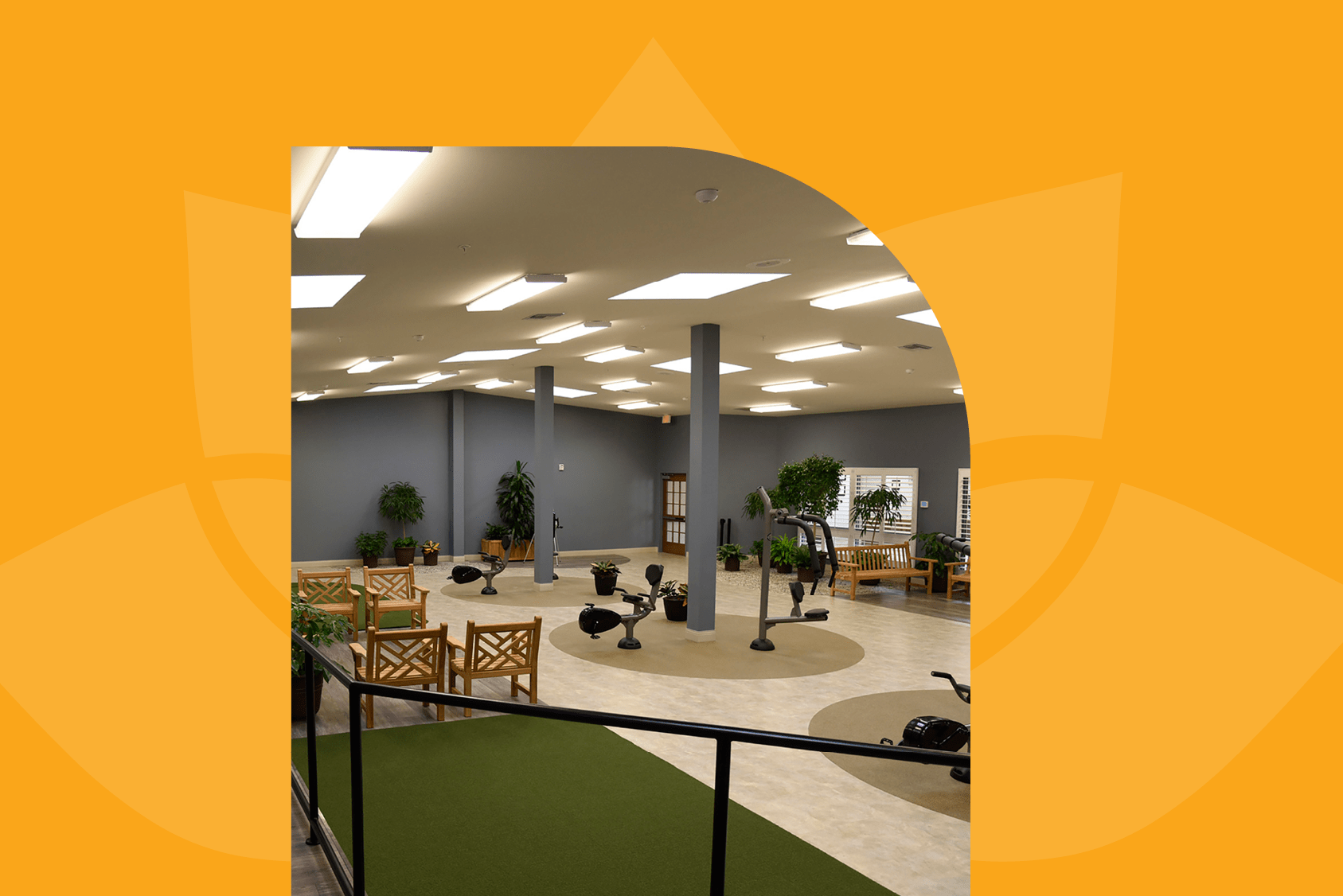 Modern Radiant facility interior